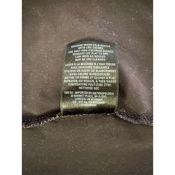 Anthropologie Postmark West End Peplum Hi Low Purple Top Size‎ S - Picture 6 of 7